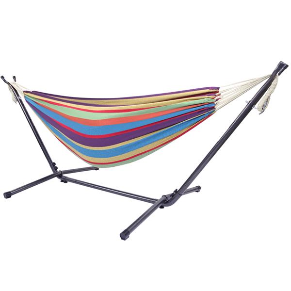 Hammock Set (Hammock Frame   Small Color Bar Hammock) Natural Rope