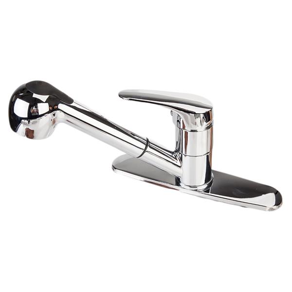 All Copper Kitchen Pull Chromeplate Faucet