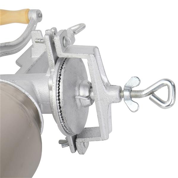 500# Home Use Hand Cranking Operation Grain Grinder Silver