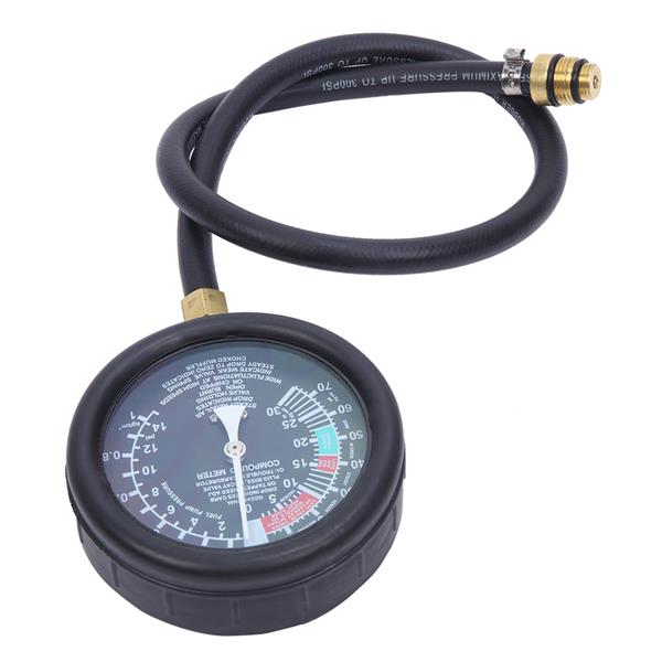 Exhaust Back Pressure Tester Set Pressure Gauge Test Tool Kit