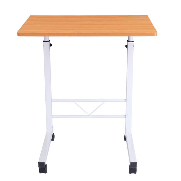 Removable P2 15MM Chipboard & Steel Side Table Beech Wood Color