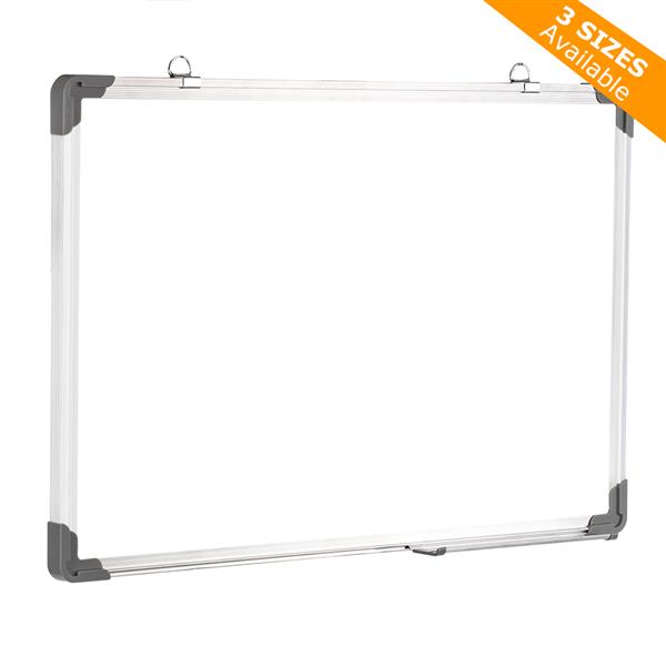 Single Sided Magnetic Dry-Erase Whiteboard with Marker & Eraser & 2pcs Magnets 60*40cm