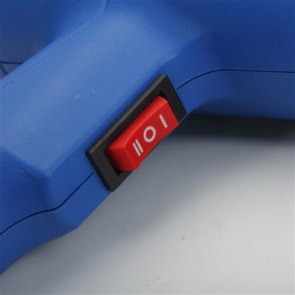 1500W 110V Dual-Temperature Heat Gun with 4pcs Concentrator Tips Blue