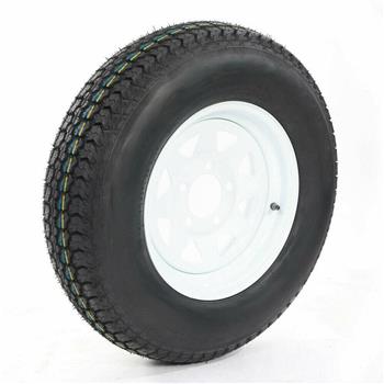 One tire ST175-80D-13-6-5LUG H188  White RIM