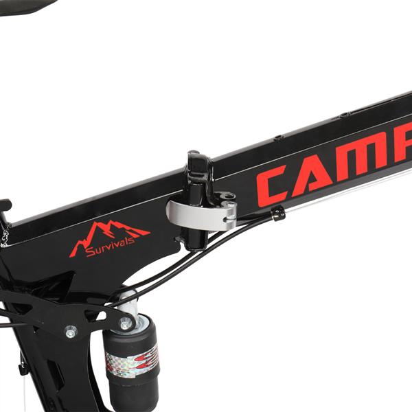 折叠山地车26寸21速黑色(AM 禁售)-15