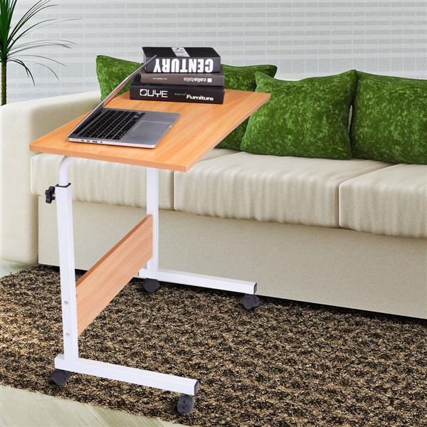 Large-Size Portable Multi-Purpose Computer Desk Baffle - Beech Color