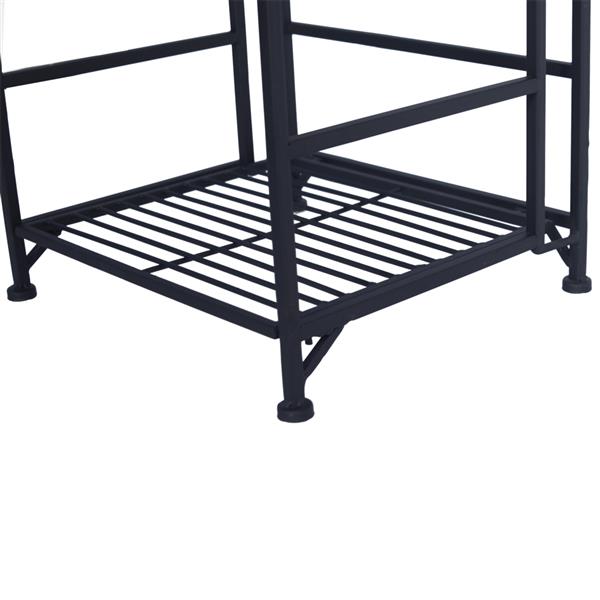 2-Tier Folding Metal Shelf