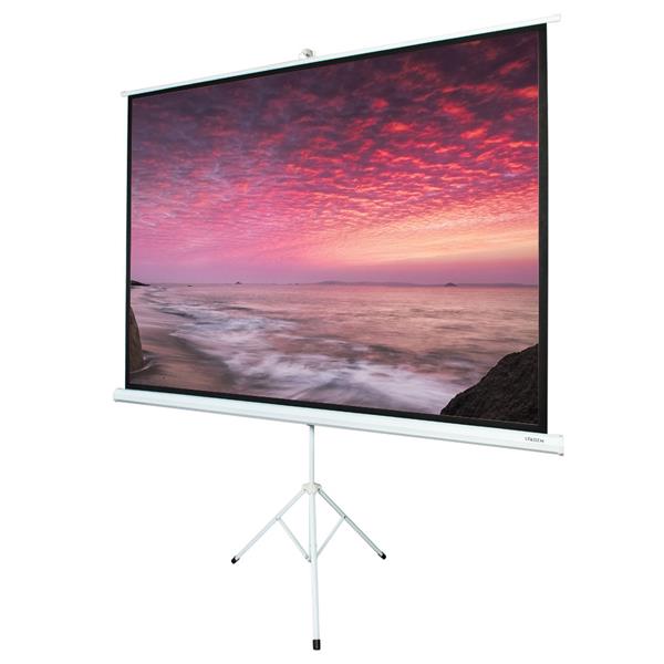100 INCH 4:3 HD Portable Pull Up Projector Screen Home Theater   Stand Tripod