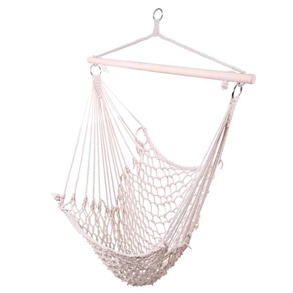 2pcs  Hanging Rope Air/Sky Chair Swing beige 