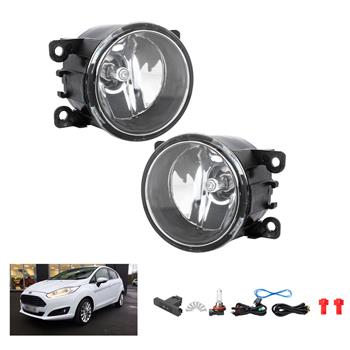 For 2014-2017 Ford Fiesta Clear Fog Driving Light Pair Lh Rh Replacement