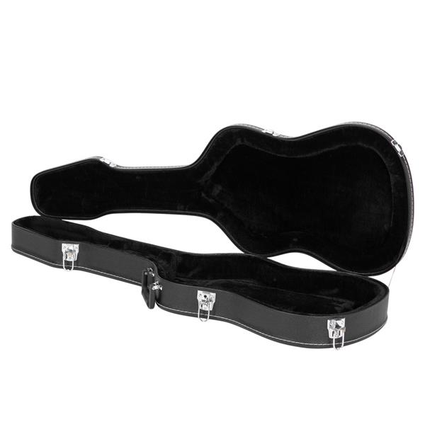[Do Not Sell on Amazon]Glarry Hard-Shell Electric Guitar Case Flat Surface Black suit for GST, GTL