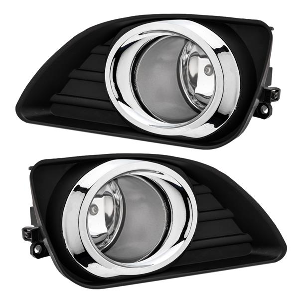 For 2010-2011 Toyota Camry Front Bumper Fog Lights Lamps&Switch Kit Clear