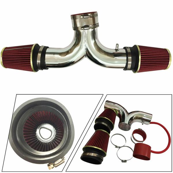 BX-CAIK-31 Cold Air Intake System for 2001-2004 Chevrolet Corvette with 5.7L V8 Engine Red