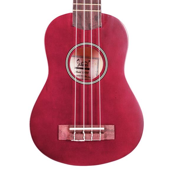 【AM不售卖】UK101 21in Soprano 玫瑰木指板椴木 红色 尤克里里-6