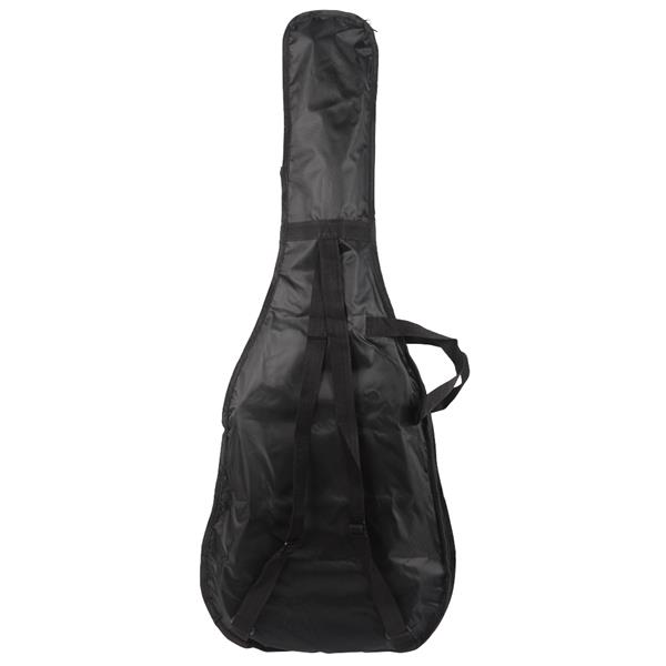 [Do Not Sell on Amazon]Glarry GTL Maple Fingerboard Electric Guitar Bag Strap Plectrum Connecting Wire Spanner Tool Black