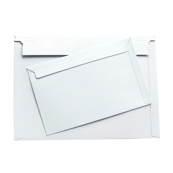 100pcs Long Side Opening 16.5*11.5cm (6.5in*4.5in) Paper Envelope Bag White