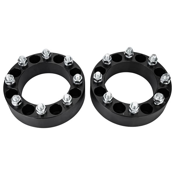 2pcs 2" 8 Lug Wheel Spacers 8x6.5 For Dodge Ram 2500 3500 Ford F-250 9/16" Studs