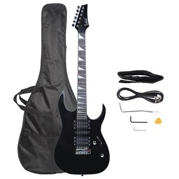 [Do Not Sell on Amazon] 170 Electric Guitar Novice Guitar   Bag   Strap   Paddle   Rocker   Cable   Wrench Tool Black