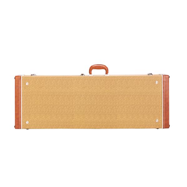 [Do Not Sell on Amazon]Glarry High Grade Electric Guitar Square Hard Case for GST GTL 170 SG and Burning fire Flat Yellow