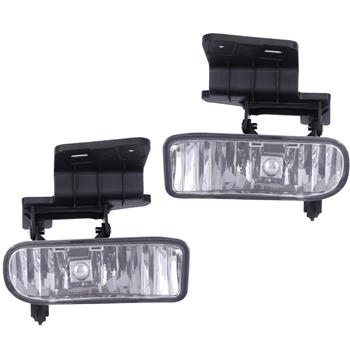 Clear Bumper Fog Lights Driving Lamps for 00-06 Chevy Suburban Tahoe
