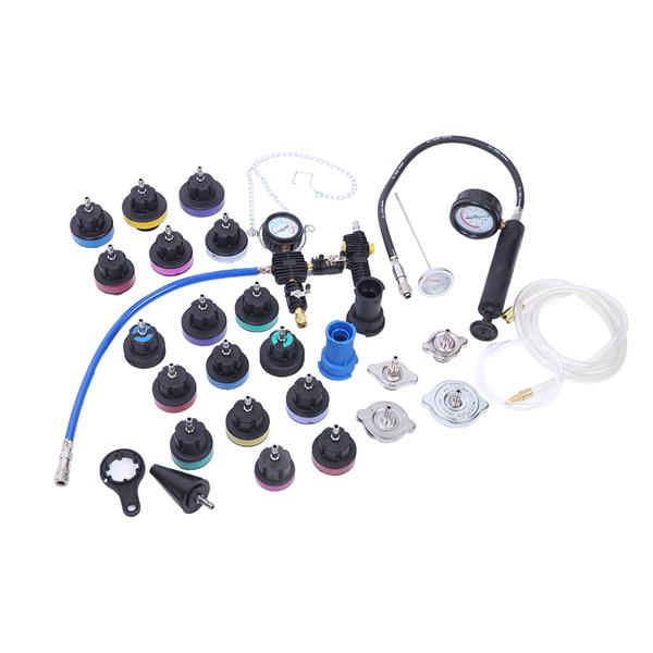 Cooling System Radiator Pressure Tester Kit Coolant Vacuum Purge Refill Adapter