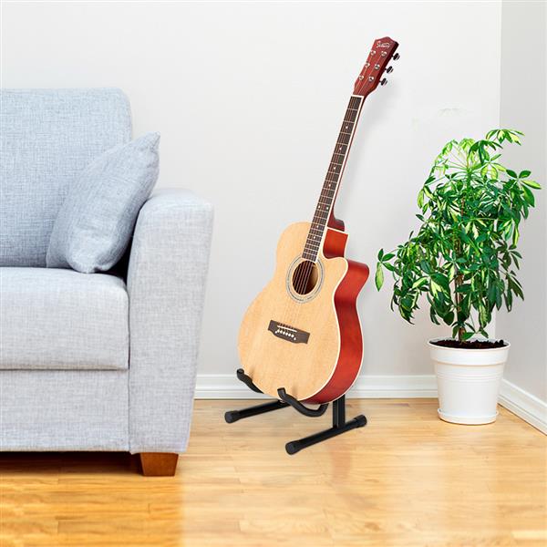 [Do Not Sell on Amazon] GT501 40 inch Spruce Front Cutaway Folk Guitar with Bag & Board & Wrench Tool Burlywood