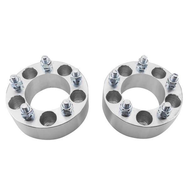 2pcs Professional Hub Centric Wheel Adapters for Ford 1952-2018 Jeep 1984-2012 Dodge 1965-2010 Lincoln 1991-2015 Silver