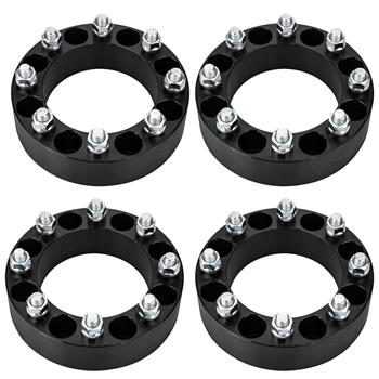 2pcs 2\\" 8 Lug Wheel Spacers 8x6.5 For Dodge Ram 2500 3500 Ford F-250 9/16\\" Studs