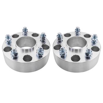 2pcs Professional Hub Centric Wheel Adapters for Dodge Ram 1500 Durango Dakota 2002-2013 Silver