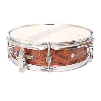 [Do Not Sell on Amazon]Glarry 13 x 3.5\\" Snare Drum Poplar Wood Drum Percussion Set Tiger Stripes