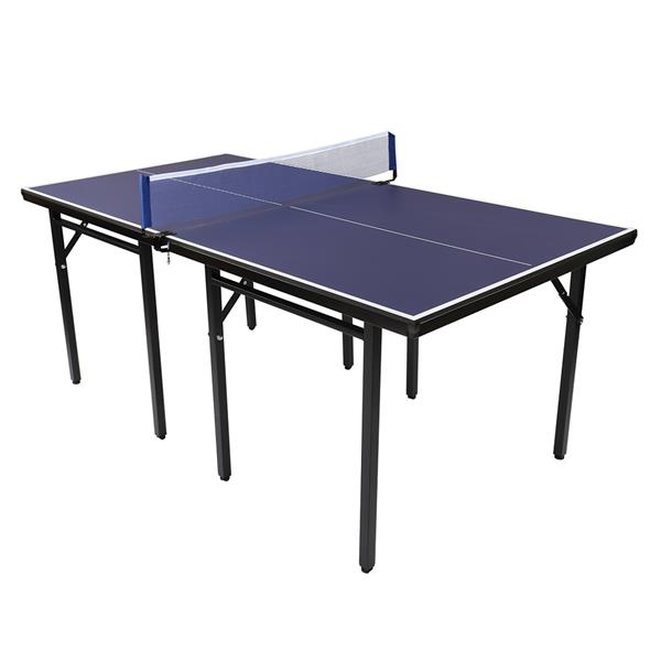 Children's Table Tennis Table (183*91.5*76.5cm) Eight Legs Purple Blue
