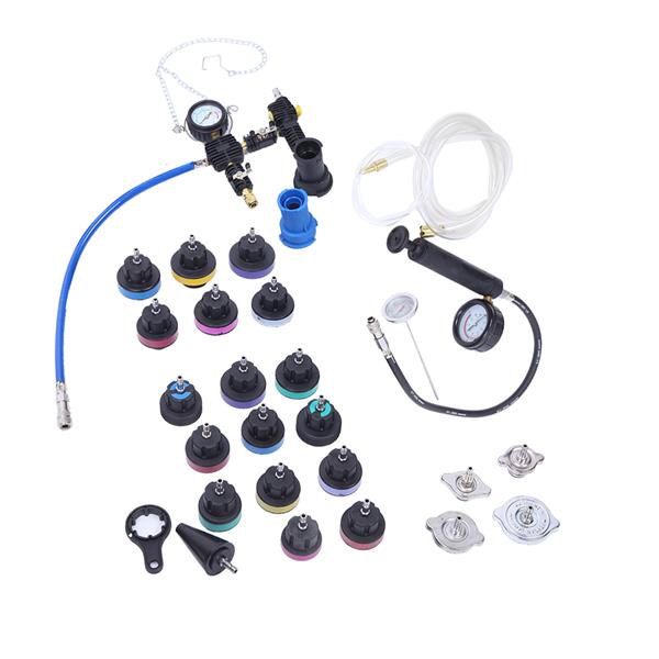 Cooling System Radiator Pressure Tester Kit Coolant Vacuum Purge Refill Adapter