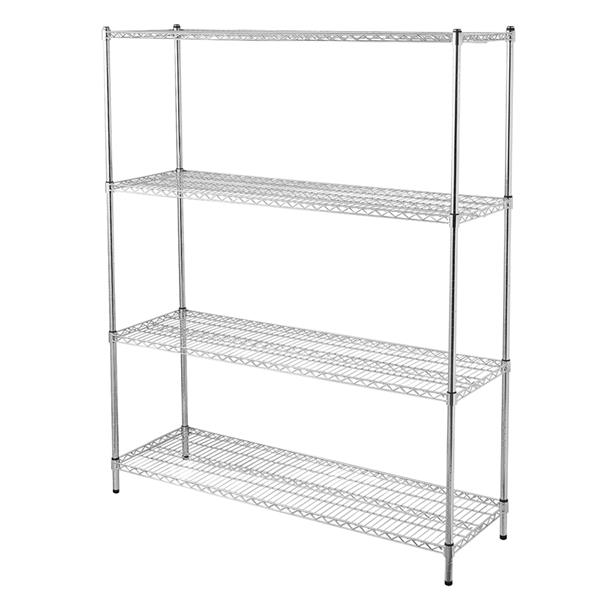 4-Tier Heavy Duty Adjustable Wire Shelving