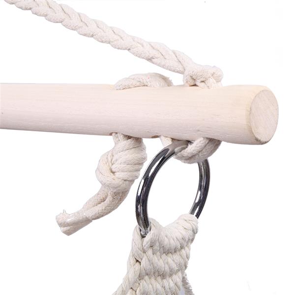 2pcs  Hanging Rope Air/Sky Chair Swing beige 