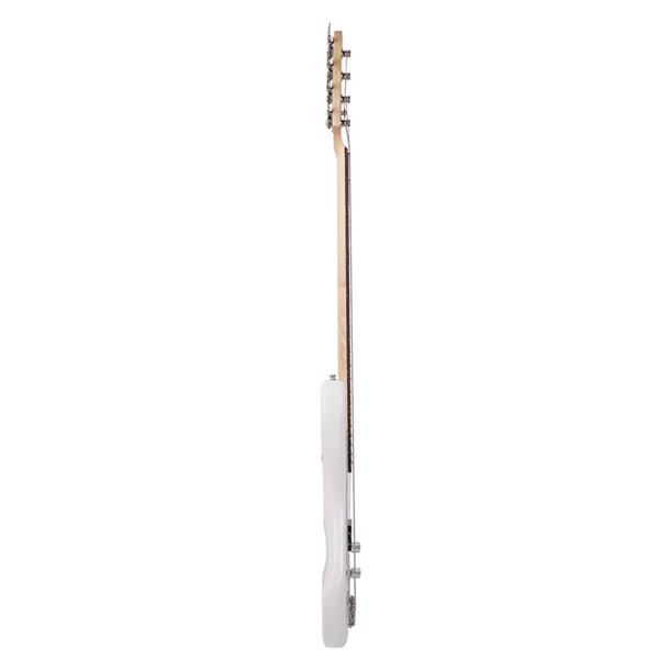[Do Not Sell on Amazon]Glarry GP Electric Bass Guitar Cord Wrench Tool White