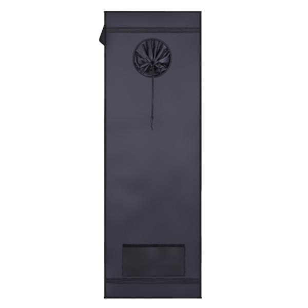 LY-120*60*180 Home Use Dismountable Hydroponic Plant Grow Tent with Window Black