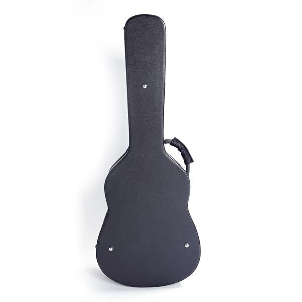 [Do Not Sell on Amazon]Glarry 39" Classical Guitar Hard Case Microgroove Flat Black