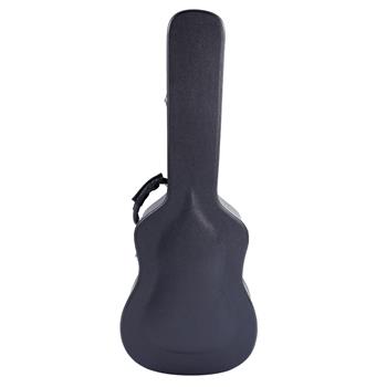 [Do Not Sell on Amazon]Glarry 41\\" Folk Guitar Hardshell Carrying Case Fits Most Acoustic Guitars Microgroove Acoustic Arched Black