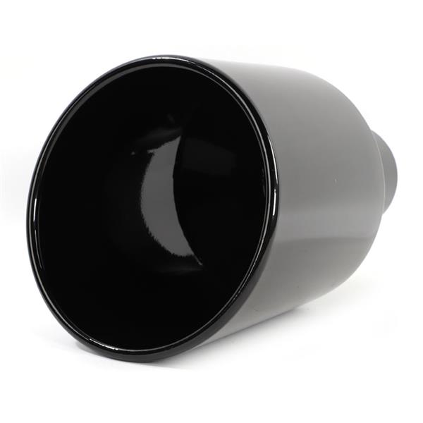 Black Powder Coated Stainless Steel Exhaust Tip 
