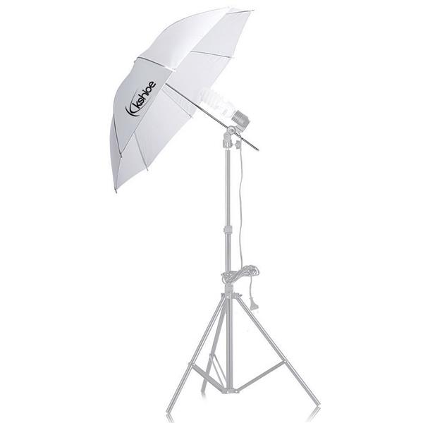 Kshioe 135W schwarz-silber Regenschirm Hintergrundhalterung   Faservlies Hintergrundvorhang Halterung Set