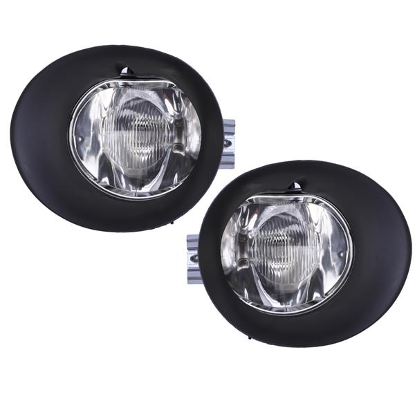 Glass Bumper Fog Lights Driving Lamps for 2002-2008 Dodge Ram 1500 03-09 2500 3500