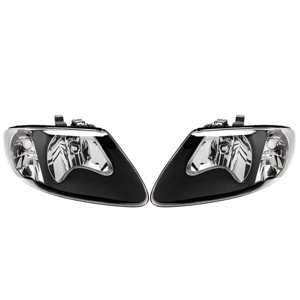 Fit 01-07 Dodge Grand Caravan Black Headlights New and in a good condition 2qty