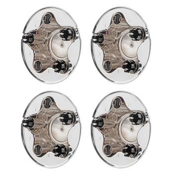 4 Pcs Chrome Wheel Center Hub Caps for 97-00 Ford F150 Expedition Alloy Rim ONLY