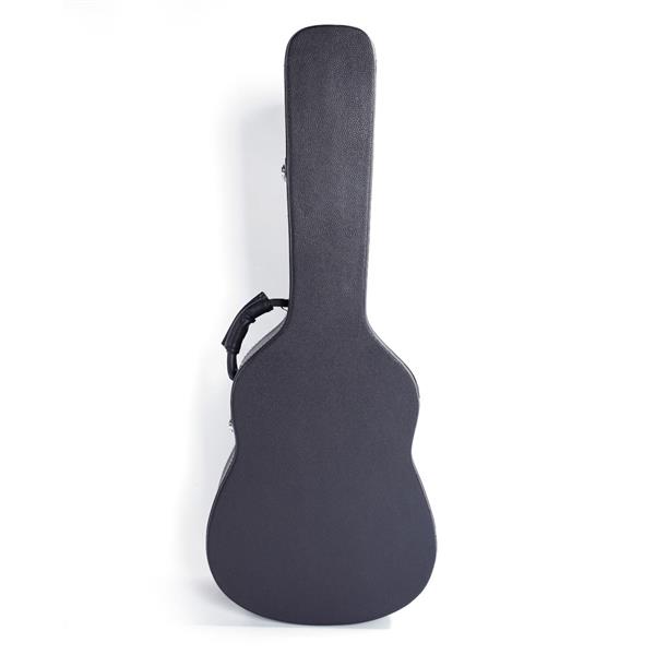 [Do Not Sell on Amazon]Glarry 39" Classical Guitar Hard Case Microgroove Flat Black