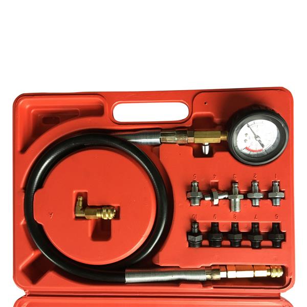 Engine Oil Pressure Test Kit Gauge Diagnostic Tester Dectector Tool Set 0-140PSI