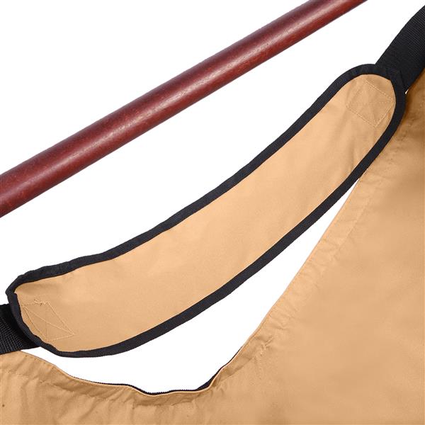 牛津布 硬木 带杯托 木棒穿孔 100kg 棕色 N002 海边 庭院 美国 牛津布吊椅-7