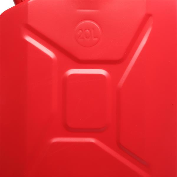 20L US Standard Cold-rolled Plate Petrol Diesel Can Gasoline Bucket with Oil Pipe Red