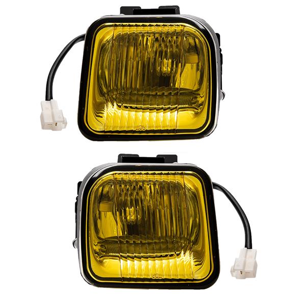 For 1996 1997 1998 Honda Civic Yellow Fog Lights Lamps