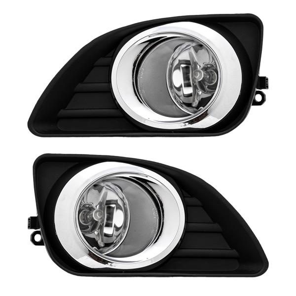 For 2010-2011 Toyota Camry Front Bumper Fog Lights Lamps&Switch Kit Clear