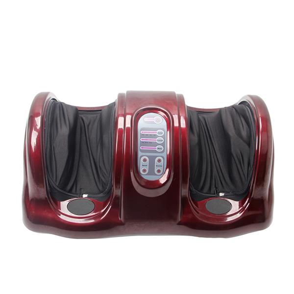 Intelligent 5-Mode Human Simulation Solid Massage Foot Malaxation Massager Red